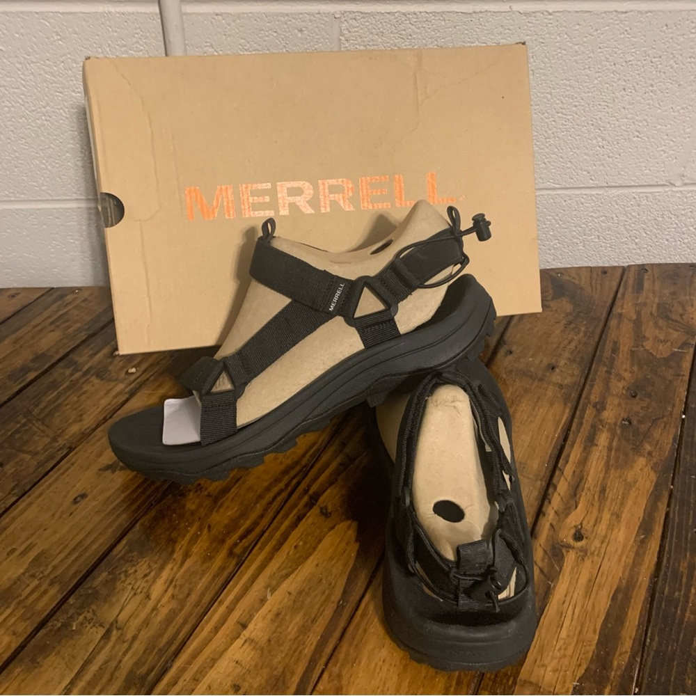 Merrell Men’s Black Speed Fusion Web Spirt Sport Size 12